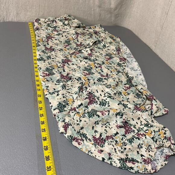 Falls Creek Womens Popover Top Size 2X Textured 3/4 Sleeve Vneck Office Career - Picture 7 of 9